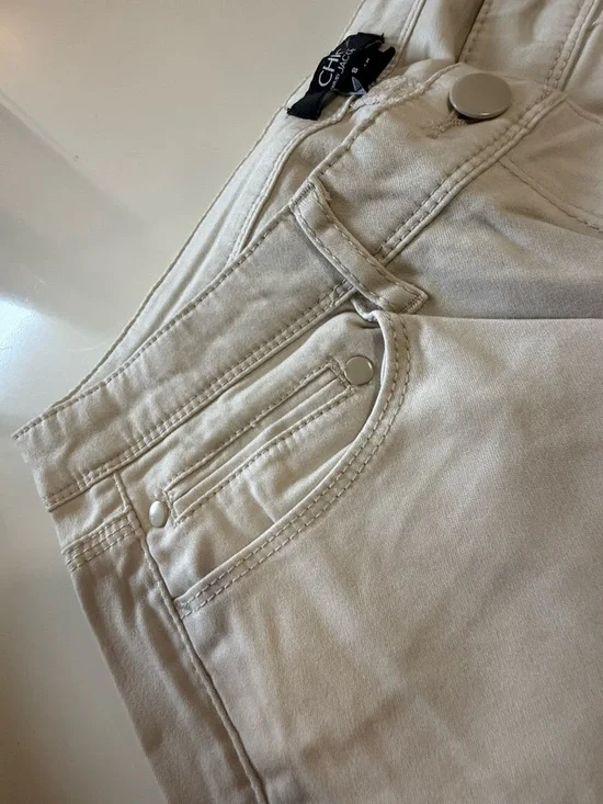Jacob Khaki Chino Pants | Quiet Luxury Straight Fit - Picture 4 of 11